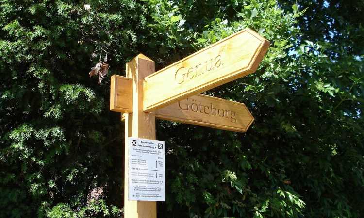 Wegweiser bei Itzehoe